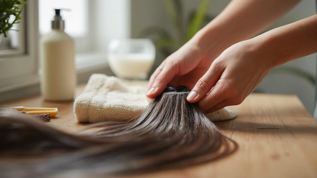 How to Shower With Hair Extensions the Right Way