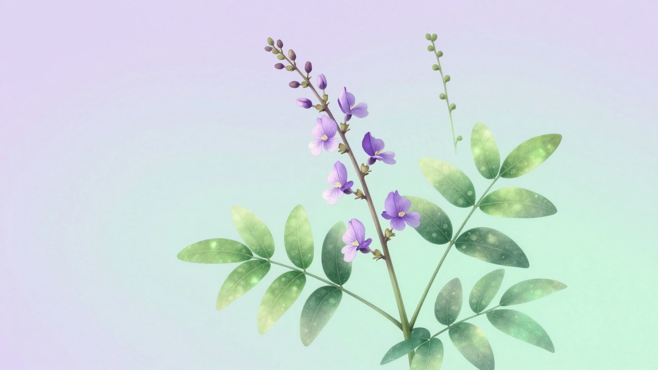 Botanical illustration of Bakuchiol and Cica plants