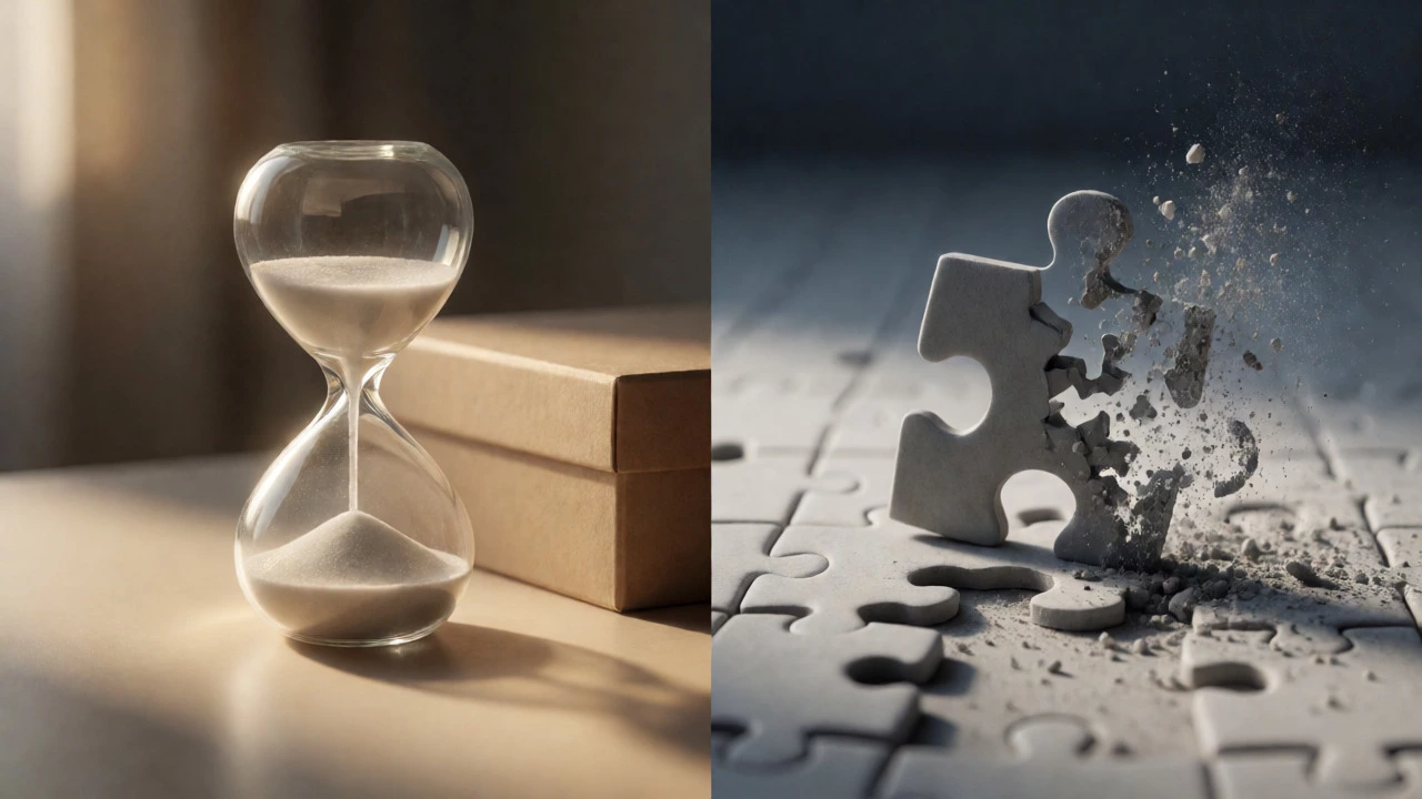 Visual comparison of pausing a subscription versus cancelling it using symbolic imagery.